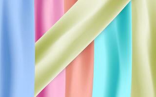 pastel soie ou satin en tissu texture Contexte vecteur