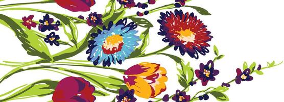 floral fantaisie tisse textile harmonie. vecteur