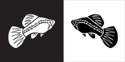 illustration vecteur graphique de poisson icône