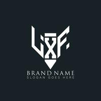 lxf abstrait lettre logo. lxf Créatif monogramme initiales lettre logo concept. lxf unique moderne plat abstrait vecteur lettre logo conception.