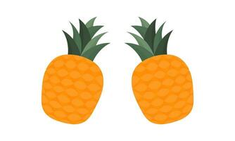 illustration de ananas fruit vecteur