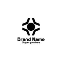 logo l'image de marque pour entreprise site Internet ou Créatif minimal logo conception vecteur