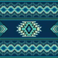 navajo tribal vecteur sans couture modèle. originaire de américain ornement. ethnique Sud occidental décor style. boho géométrique ornement. vecteur sans couture modèle. mexicain couverture, tapis. tissé tapis