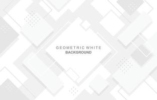 fond blanc élégant géométrique vecteur