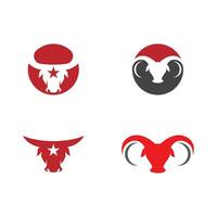 Taurus logo template vecteur icône illustration design