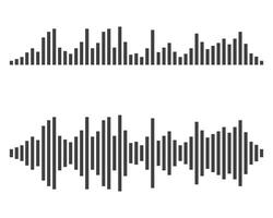 illustration vectorielle des ondes sonores vecteur