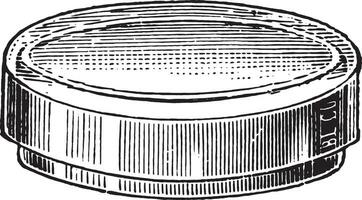 plat conçu, ancien gravure. vecteur