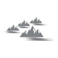 montagne icône logo modèle vector illustration design