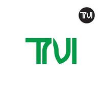 lettre tni monogramme logo conception vecteur