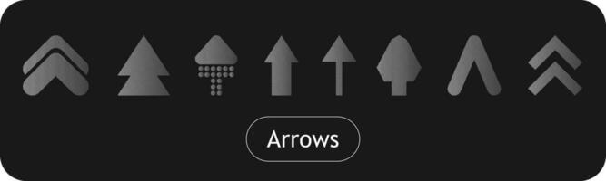 ensemble de plat Icônes, panneaux, La Flèche symboles pour interface conception, la toile conception, applications, présentations et beaucoup plus. Télécharger bouton conception éléments collection. Télécharger signe ensemble. charge Icônes ensemble vecteur