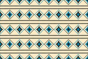 art de motif aztèque ethnique. motif géométrique harmonieux de broderie tribale, folklorique et de style mexicain. vecteur