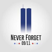 vector twin towers world trade center - 9.11 - ne jamais oublier