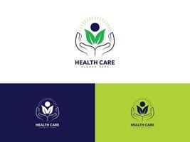 modèle de vecteur de logo de soins de santé