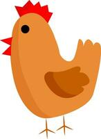 une marron poulet vecteur ou Couleur illustration