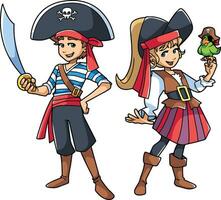 pirate des gamins illustration vecteur