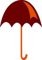 un ouvert parapluie vecteur ou Couleur illustration