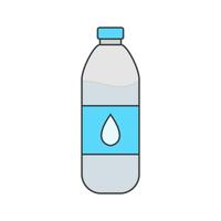 Icône de bouteille d&#39;eau de vecteur