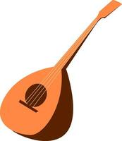 clipart de le musical instrument, mandoline, vecteur ou Couleur illustration