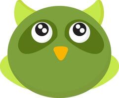 vert hibou , vecteur ou Couleur illustration