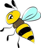 image de abeille, vecteur ou Couleur illustration.