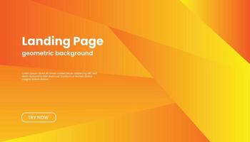 minimalis abstrait orange pour la page de destination. vecteur