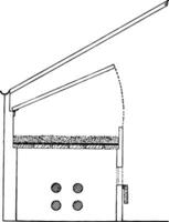 propagation lit ancien illustration. vecteur