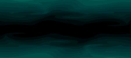 abstrait foncé vert sarcelle Profond profondeur couche l'eau vague Contexte vecteur
