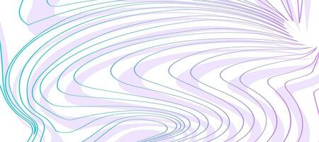 abstrait écoulement coloré violet violet pente ondulé contour Contexte vecteur