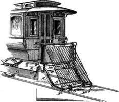 choisir en haut voiture aile, ancien illustration. vecteur