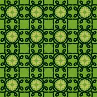vert olive mandala art sans couture modèle floral Créatif conception Contexte vecteur illustration