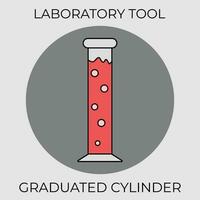 laboratoire outils et équipement diplômé cylindre vecteur