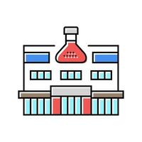 chimiste magasin Couleur icône vecteur illustration