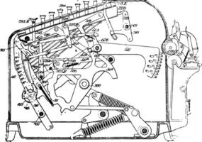 ajouter machine ancien illustration. vecteur