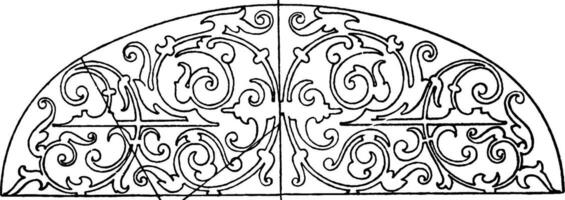 Renaissance elliptique panneau a été typiquement a trouvé comme une conception sur le couvertures de livres, ancien gravure. vecteur