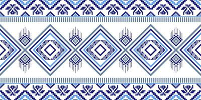 tapis ethnique modèle art. ikat ethnique sans couture modèle dans tribal. conception pour arrière-plan, fond d'écran, vecteur illustration, tissu, vêtements, tapis, textile, batique, broderie.