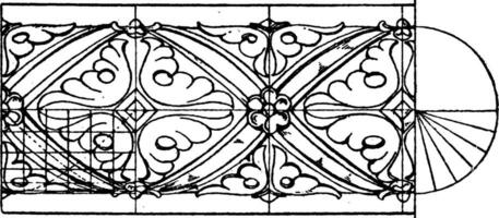 médiéval enrichissement torus moulage, journal couvertures, ancien gravure. vecteur