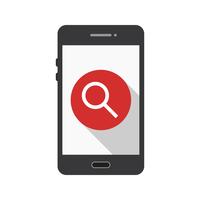 Icône de recherche Application mobile Vector