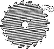 rochet roue, ancien gravure. vecteur