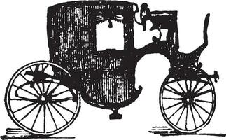 coupé, ancien illustration. vecteur