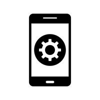 Définition d&#39;icône de vecteur d&#39;application mobile