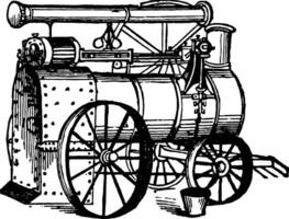 moteur ancien illustration. vecteur