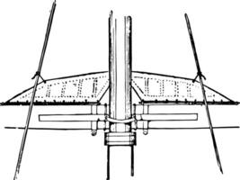 retour tissu ancien illustration. vecteur