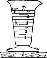 chimique diplômé ancien illustration vecteur