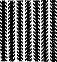 Zollner illusion, franchi avec court, ancien gravure. vecteur