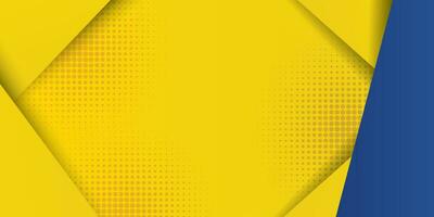 arrière-plan abstrait hipster moderne graphique futuriste. fond jaune à rayures. conception de texture de fond abstrait vectoriel, affiche lumineuse, illustration vectorielle de bannière fond jaune et bleu. vecteur