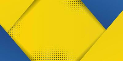 arrière-plan abstrait hipster moderne graphique futuriste. fond jaune à rayures. conception de texture de fond abstrait vectoriel, affiche lumineuse, illustration vectorielle de bannière fond jaune et bleu. vecteur