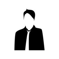 la personne icon.business personnes isolées sur une blanc background.vector illustration vecteur