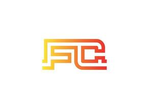 fc logo pour Nouveau affaires vecteur