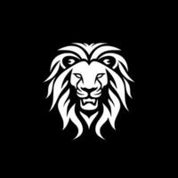 lion, noir et blanc vecteur illustration