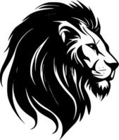 lion, noir et blanc vecteur illustration